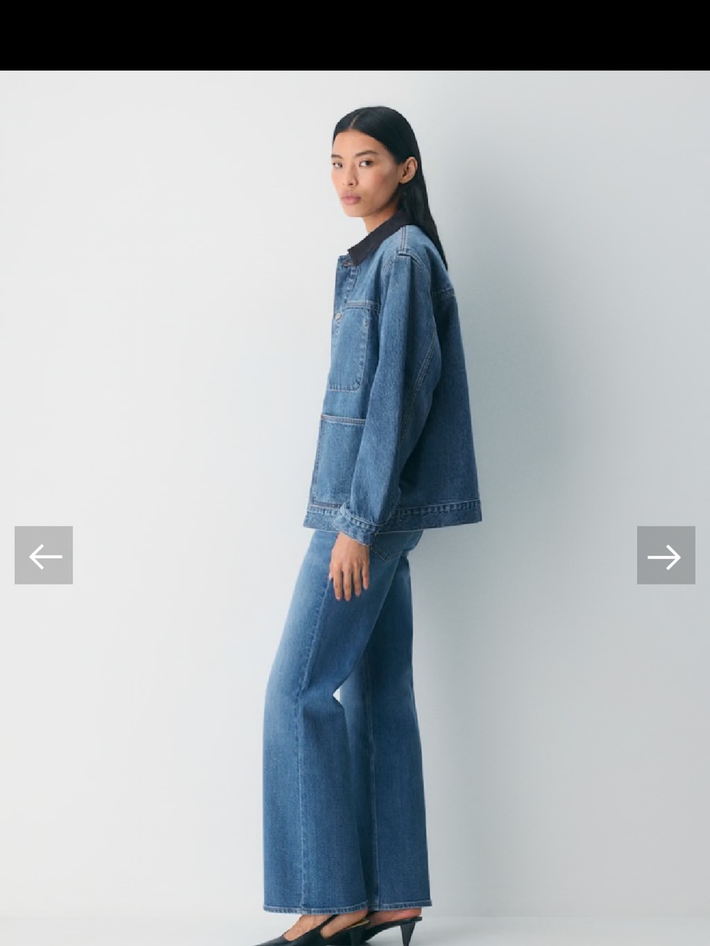 Aritzia - Denim Workwear Jacket (NWT) - Picture 3 of 5